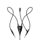 Boom Mic &vert; Omnidirectional Clear Audio Plug-and-Play Boom Microphone &vert; for Gaming and Remote Work &vert; 3&period;5mm Male to Dual TS Mono 3&period;5mm Male Connector Plug &vert; Cable Length 2&period;50m&sol;8&period;2ft