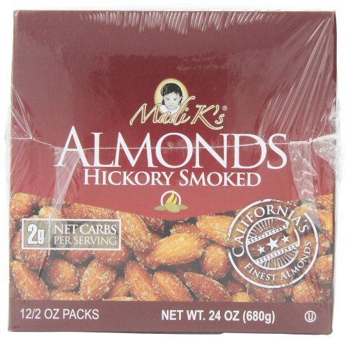 Madi K's Hickory Smoked Almonds, 2-Ounce Bags (Pack Of 36) #TOP4