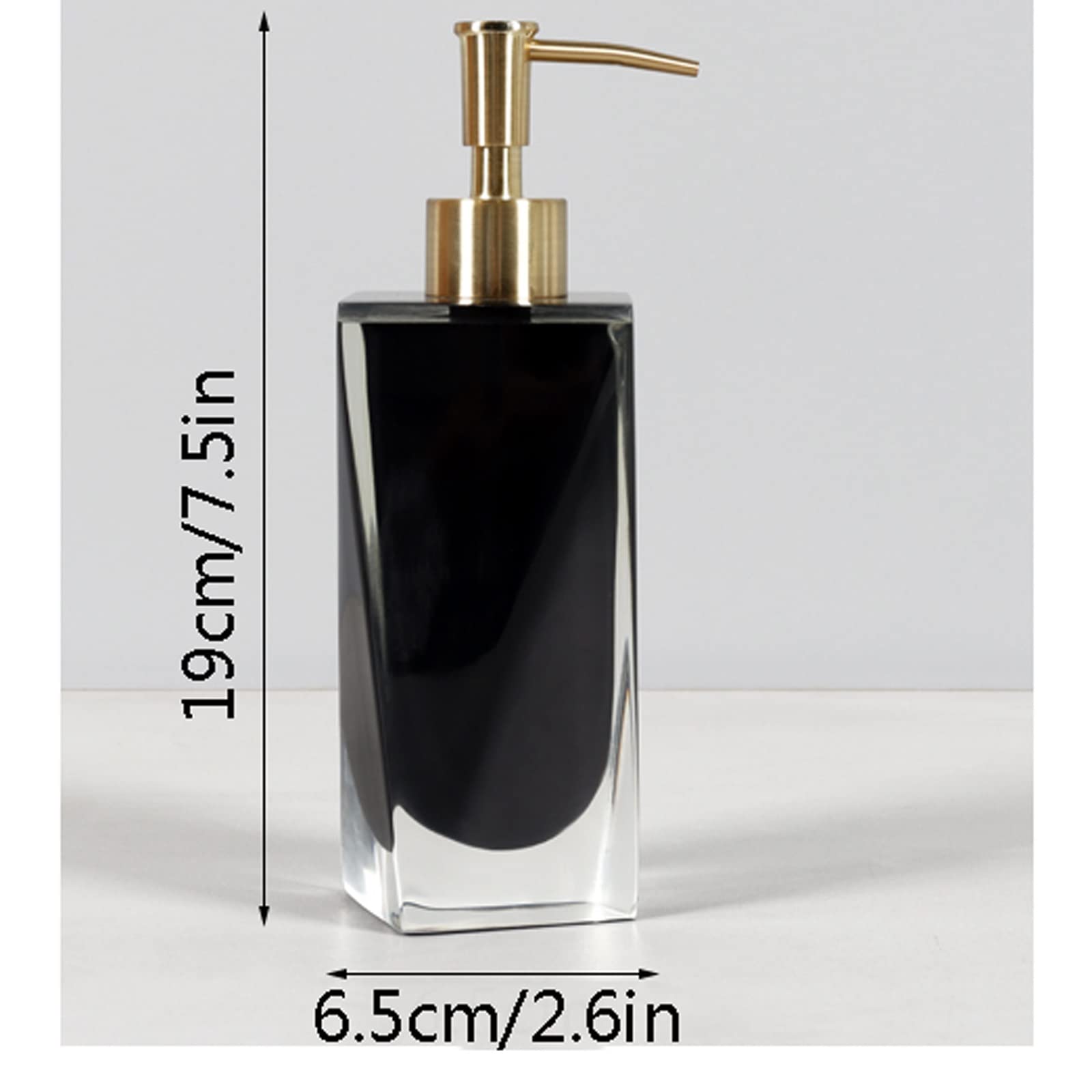 Dispenser di Sapone in Resina Riutilizzabile per lozione, Gel igienizzante Mani con aromaterapia, Adatto per l'uso in Bagno, Cucina e sul Tavolo da Trucco. capacità: 290 ml (10,1 oz).