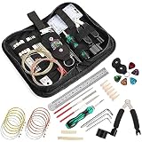 Walfront Kit de Maintenance de Guitare Accessoires de Nettoyage Eatires Outils Essentiels ...