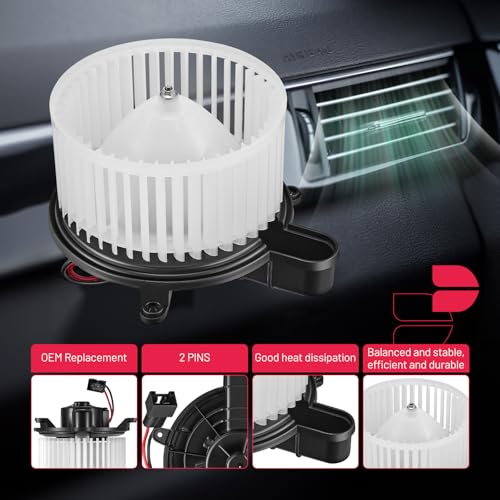 Image of BDFHYK AC Heater Blower Motor Fan 700251 Compatible with Mazda 6 2009-2013, 2011-2016 F-250 F-350 F-450 F-550 Super Duty,HVAC Blower Motor Assembly Replacement for 76948 PM4033 BC3Z19805C