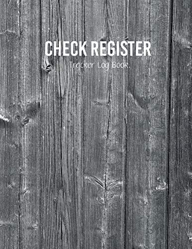 Check Register Tracker Log Book.: checking account bank statement format for collections transaction register