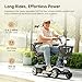 iScooter 20 Miles Long Range 4 Wheel Electric Mobility Scooter with 300 lb Capacity, Foldable Mobility Scooter for Adults/Seniors – Removable Battery, Dual Baskets, Cane Holder & Cup Holder