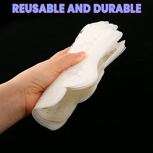 Miniatura 4 de Depvision - Plantillas de pintura facial reutilizables para pintura artística del cuerpo de la cara, plantillas de maquillaje para fiesta de