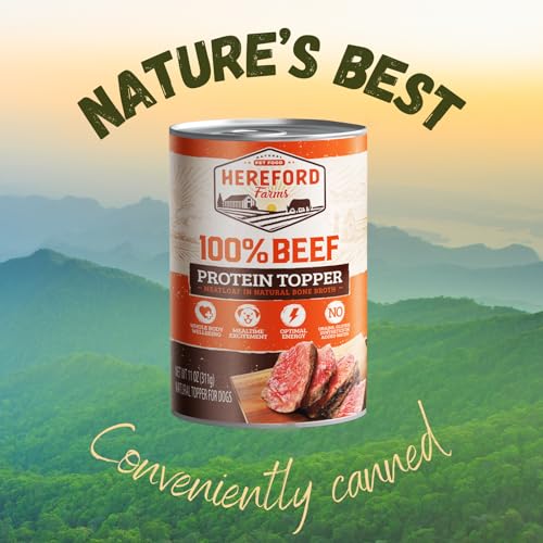 Hereford Farms 80799 100% Beef In Bone-Broth, High-Protein, Limited Ingredient Wet Dog Food thumb #6