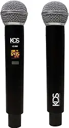 Microfone sem fio Duplo Profissional Kadosh KDS-W392M