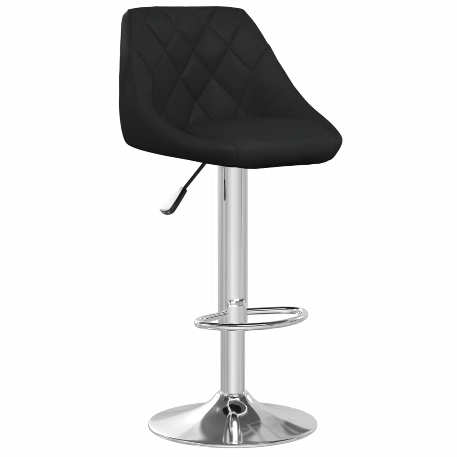 Homgoday Taburetes de bar, 2 unidades, color negro, de piel sintética, silla de oficina, silla de oficina, bar, silla de escritorio, para dormitorio o salón