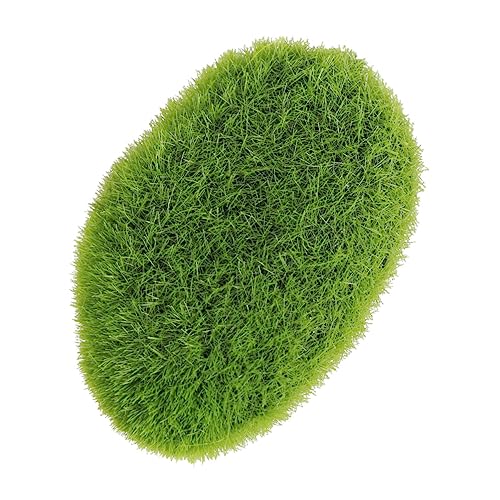 IWOWHERO Rtificial Moss Cover Stones Fuzzy Moss Rocks for Indoor Decor Vases Miniature Houses Terrariums