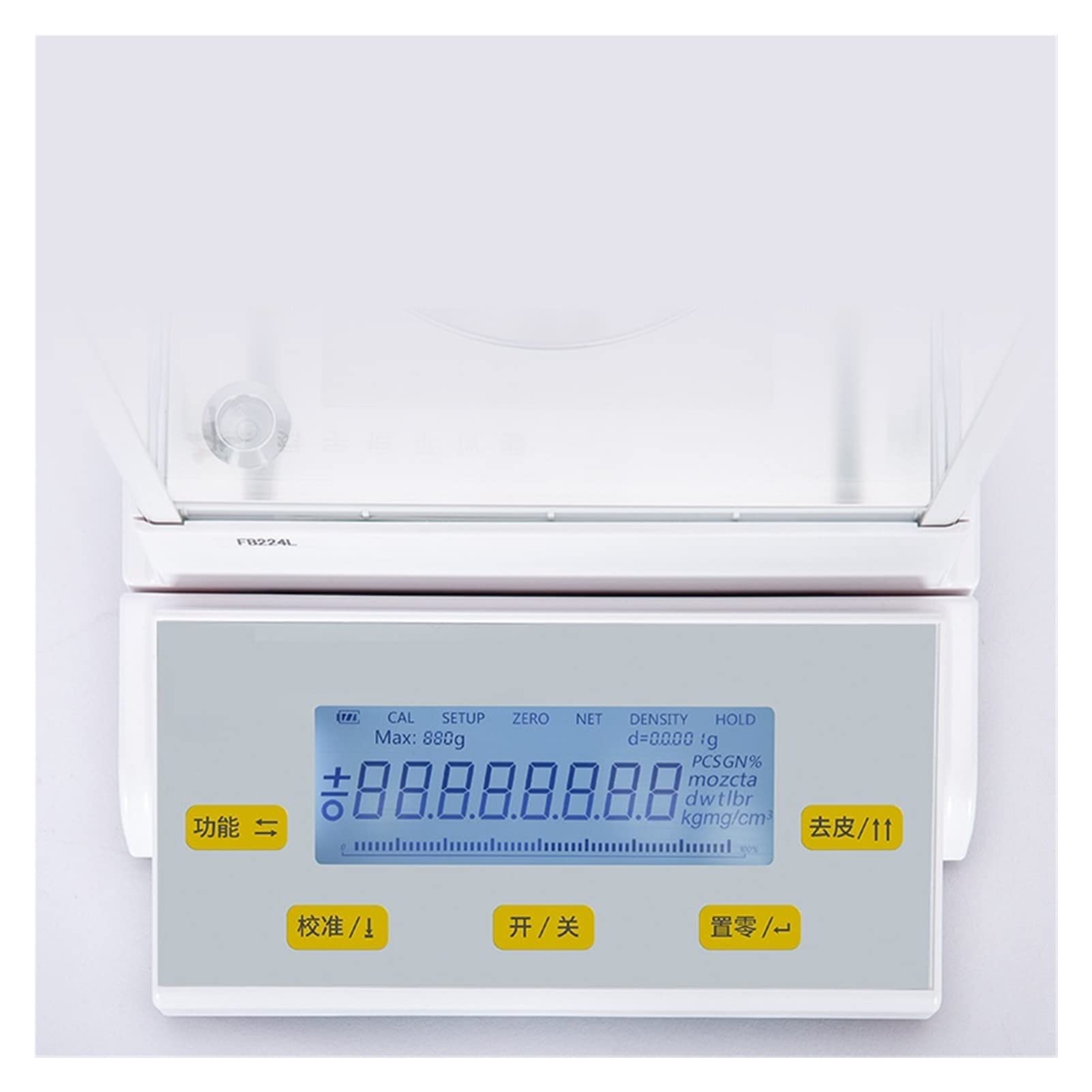 Waga analityczna Elektroniczny bilans analityczny 1/10 000 0,1 mg wysoka precyzyjna skala elektroniczna Naukowa waga miligramowa laboratoryjna(FA124L)
