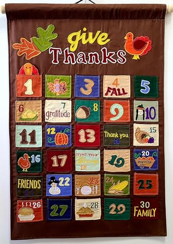 Thanksgiving Advent Calendar by My Growing Season