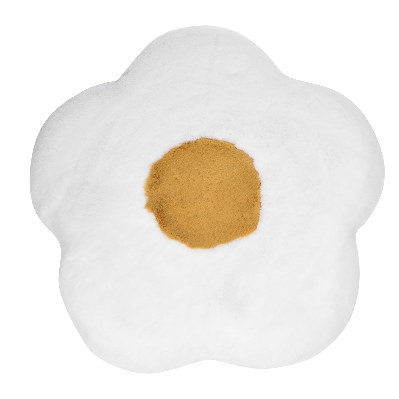 Coussin de meubles en fausse fourrure et mousse mémoire au design raffiné