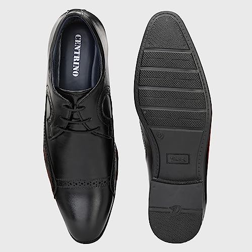 Image of Centrino Formal Shoe for Men | Soft Cushioned Insole for All-Day Comfort | Premium Craftsmanship & Durable Build |Stylish & Elegant Design | Perfect for Office, Business Casual & Formal Attire (6425)