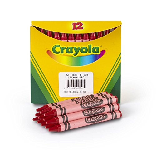 Crayola Bulk Crayons, Regular Size - Red (12 Per Box) #TOP19