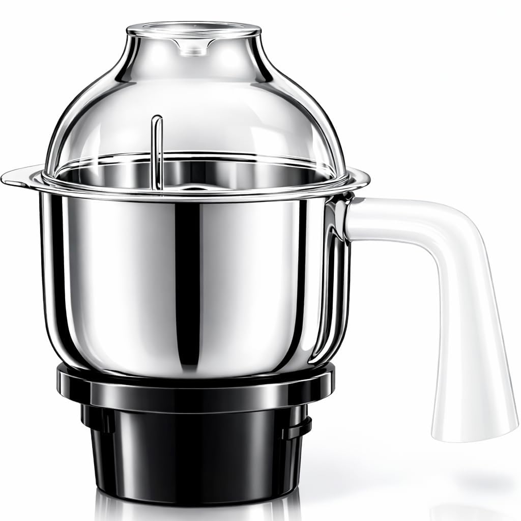 100% Compatiable (500 ml) Mixer Jar | Compatible with Preethi Blue Leaf Mixers | Chutney & Grinding Jar | Durable Stainless Steel Blade |1 Year Warranty (500 ml)-image-34