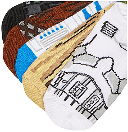 STAR WARS Boys' 5 Pack No Show Socks2