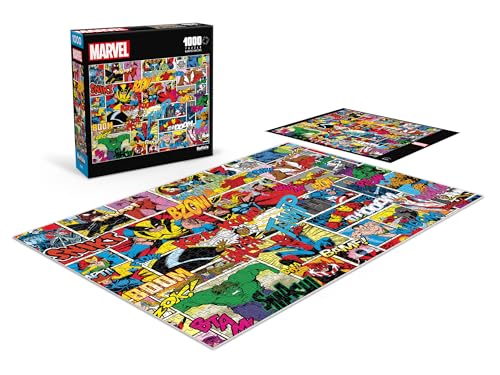 Buffalo Games – Marvel Heroes Comic Collage 1000 Piece Jigsaw Puzzle Colorful Puzzle for Adults – Precision-Cut Pieces, Beautiful Artwork, and Hours of Relaxing Fun by Buffalo Games - Image 4