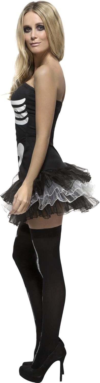 Smiffy's Women's Fever Sexy Skeleton Costume