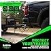 Rhino USA Adjustable Trailer Hitch (Fits 2-Inch Receiver) - Heavy Duty Aluminum Tow Hitches with 6-Inch Drop/Rise for Truck (12,500 LBS GTW) - Weatherproof Double Anti-Theft Locking Hitch Pin (Silver)