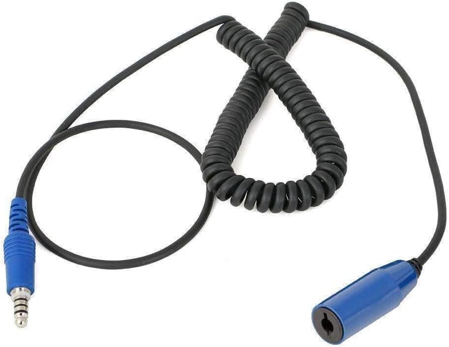 Rugged Radios Extension Coil Cord Cable for Intercoms
