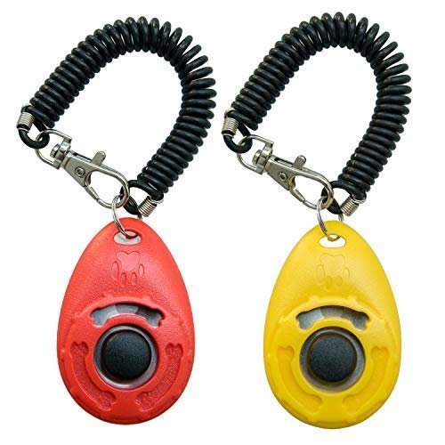 EcoCity 2-Pack Dog Training Clicker with Wrist Strap