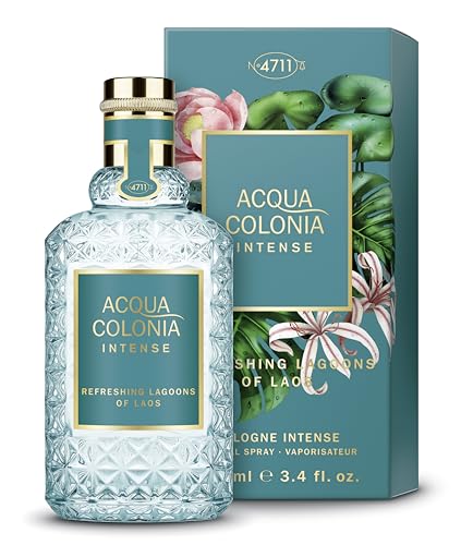 4711 Acqua Colonia® Intense Refreshing Lagoons of Laos | Eau de Colonia - Agua de agua fresca - Wellness para los sentidos | 100 ml Natural Spray