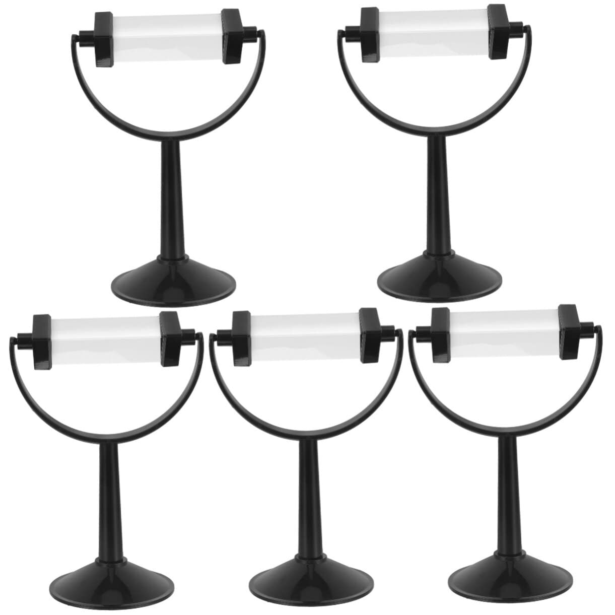 ULTECHNOVO 5pcs bracket prism light refraction prism physics teaching tools physics experiment light physics experiment kit color prism teaching triangular prism large to rotate glass