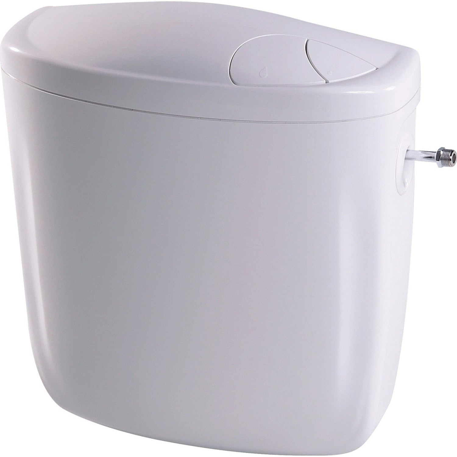 Regiplast 2150 - Cassetta WC a zaino, modello Registar, a due pulsanti