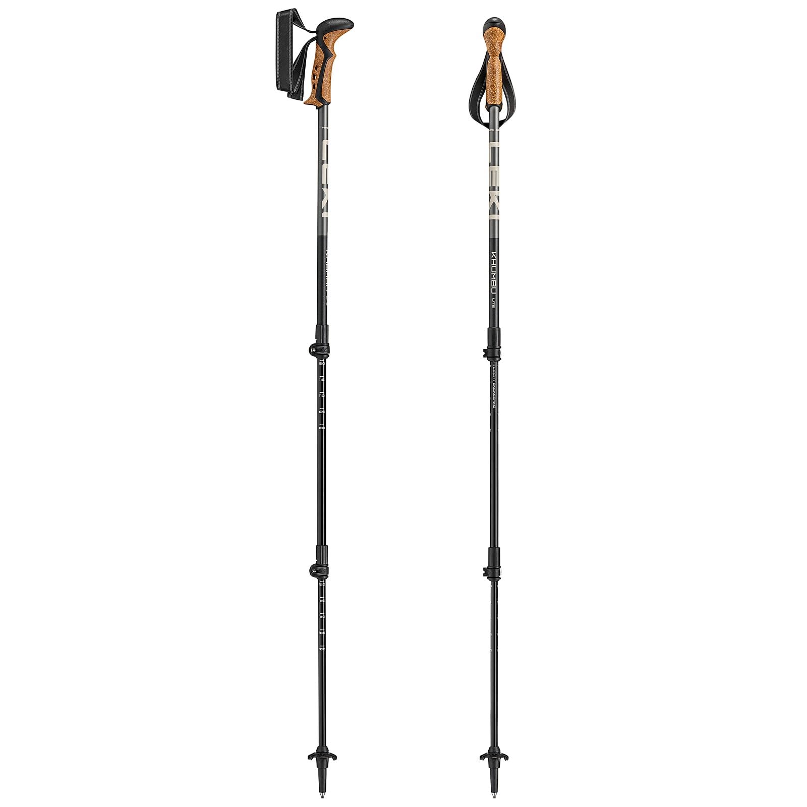 LEKI Khumbu Lite Trekkingstöcke Herren & Damen | Leichte und Verstellbare Aluminium Trekkingstöcke mit Trekkingteller