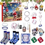 Calendrier de l'Avent de Noël 2025 - Accessoires de sport de 24 jours - Décoration de ba...