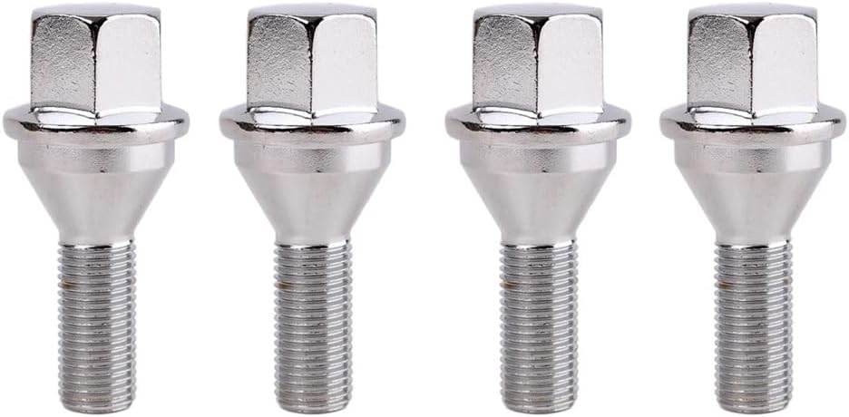 Wheel Studs Compatible with Dodge for Dart 2012-2016 Car Carbon Steel Wheel Lug Bolts M12× 1.25 28mm