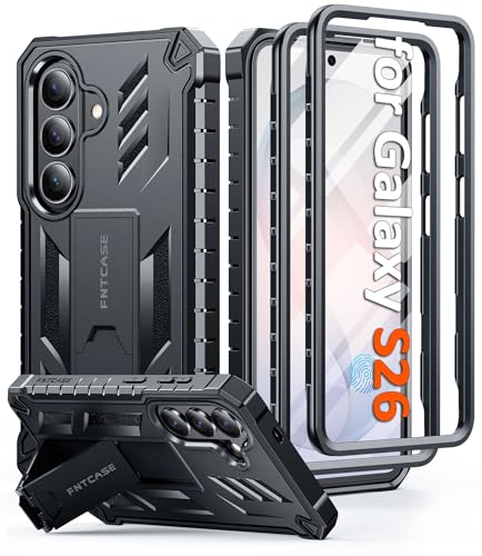 Coque Samsung S26 antichoc robuste avec protecteur d'écran FNTCASE