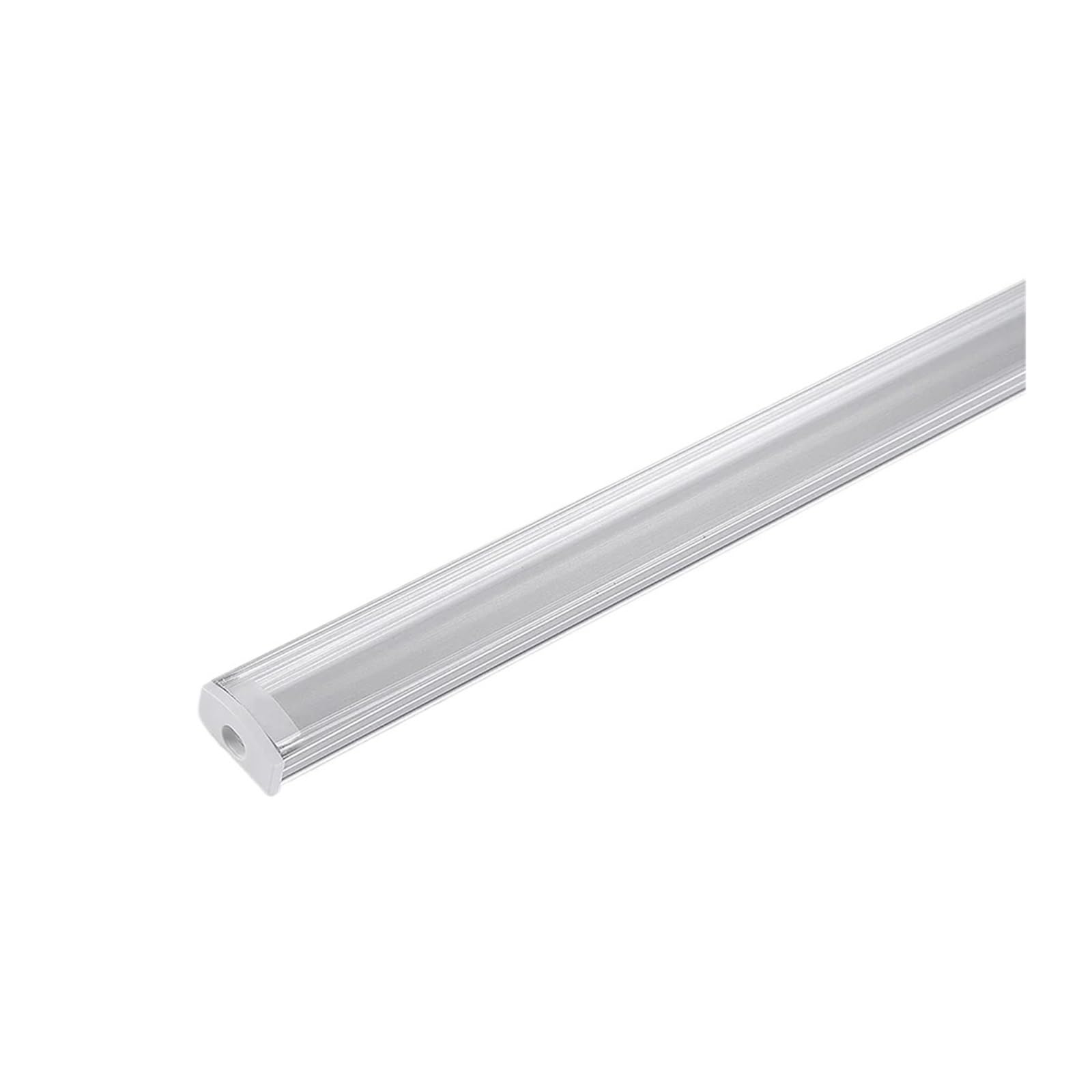 1-30pcs/Lot Perfil Aluminio Led Corner Aluminium Profile Channel Holder(24 pcs,U-Shaped Transparent)