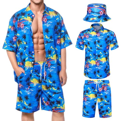 Chemise hawaïenne pour homme pour vos vacances et sorties d'été casual