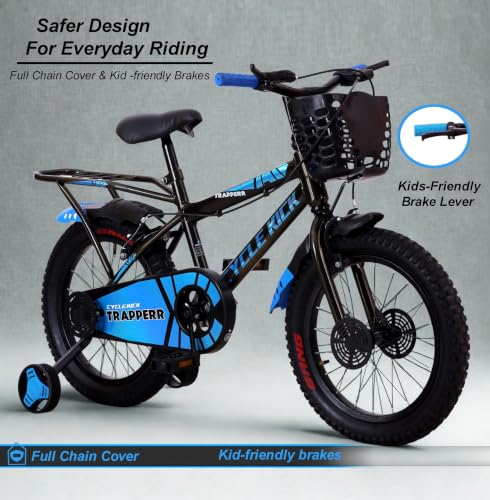 Image of 20T 20 inch Kids Cycle with Side Wheels | Ideal for 6 to 9 Years Boys & Girls Kids Bike | 12.5 Inches Frame
