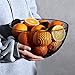 DMAR Frutero Original y de diseño,Metal Fruit Bowl Basket,Negro,10 Inch