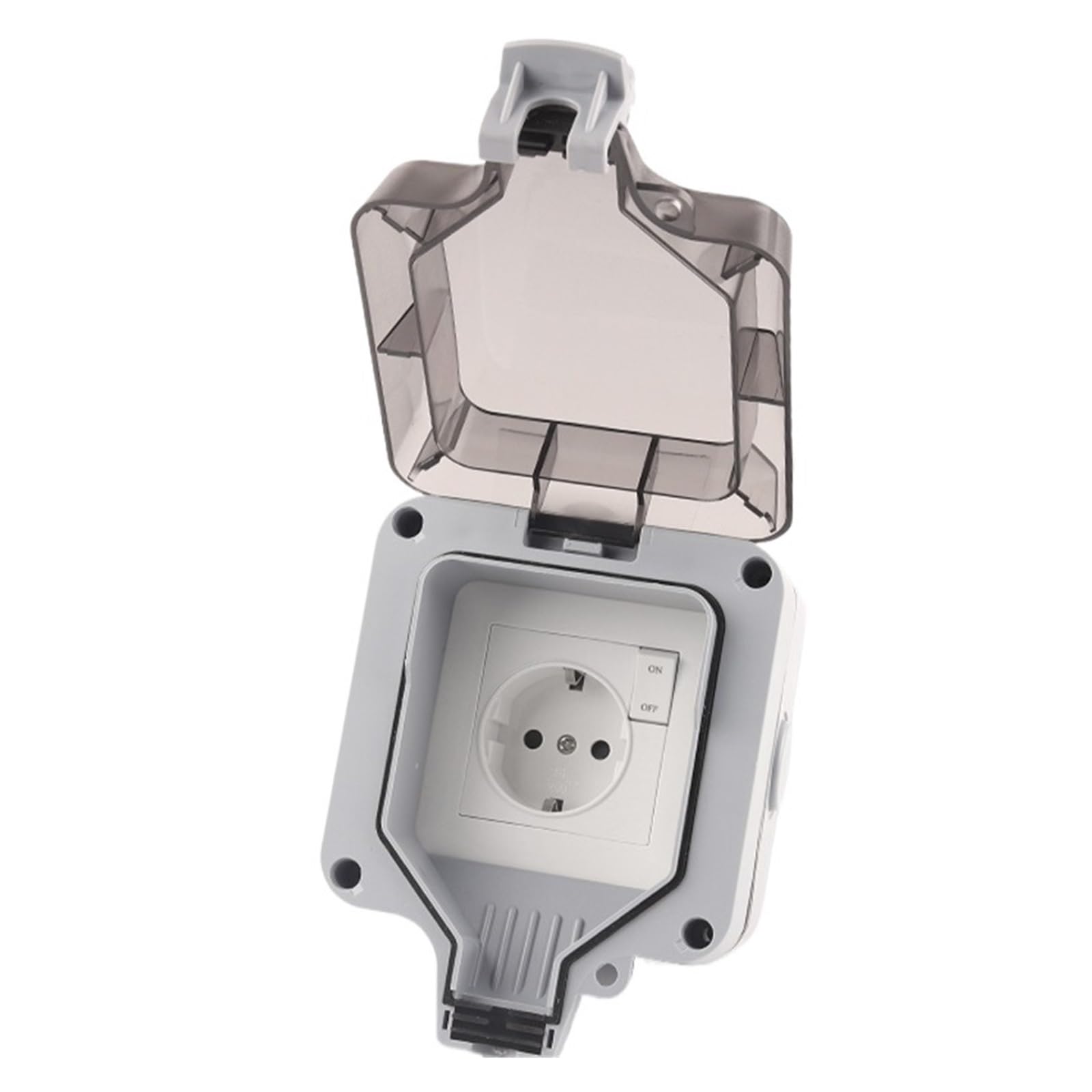 Prise murale étanche IP66 for extérieur, 16 A, 250 V, avec interrupteur et port USB(With USB)