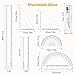 Geometry Set - 7Pcs Geometry Kit with Clear Plastic Ruler 12Inch & 6Inch, Triangle Ruler, Protractor and Compass Set for School Office Math Drawing Drafting Engineering Architecture Art