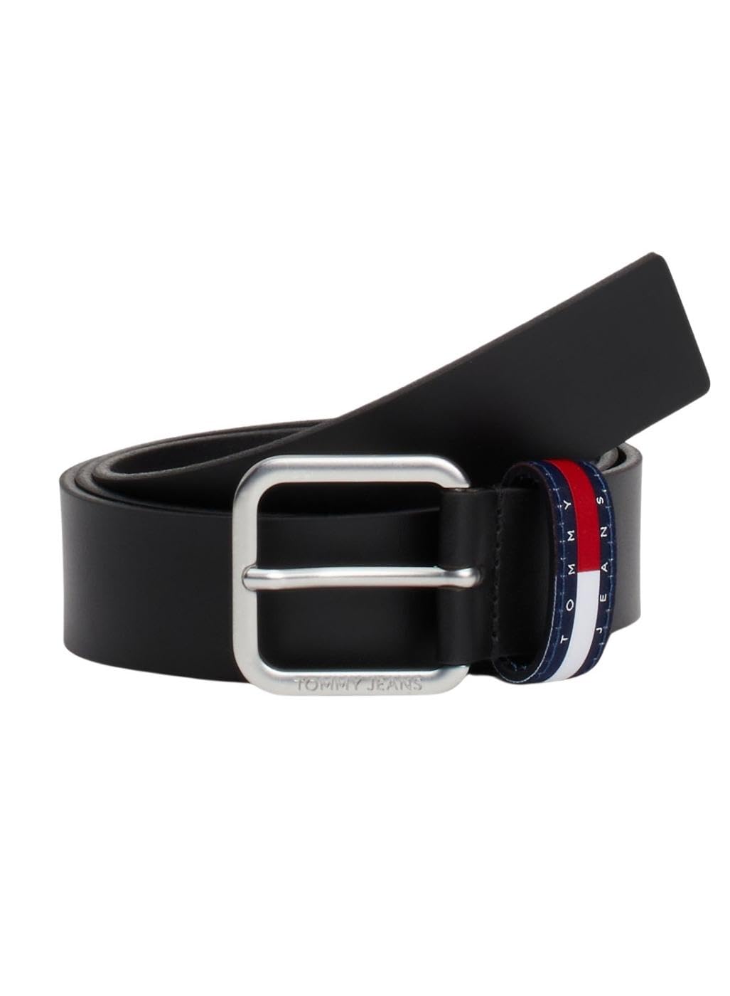 Tommy Jeans Men's Tjm Ryan 3.5 Am0am12337 Fixed Belt, Black (Black), 85