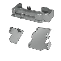 Vista 2 de Wiresmith Silver Replacement Port Covers Door Set for Nintendo Gamecube Console