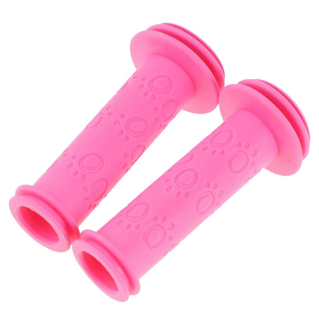 THE STYLE SUTRA® 2xKids Childs Bicycle Handlebar Grip Non Slip Rubber Handle Bar Grips Rose Red | Sporting Goods | Cycling | Bicycle Components & Parts | Handlebar Grips Tape & Pads-image-38