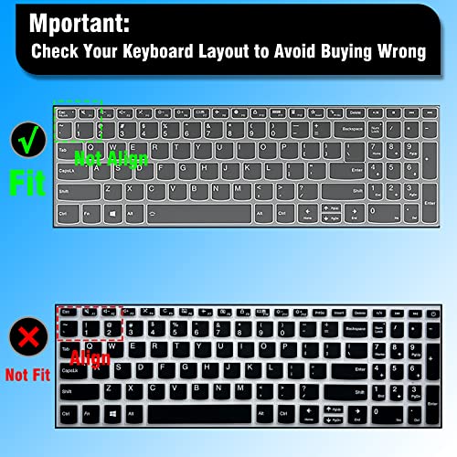 Capa de teclado colorida para Lenovo Yoga 7i 15.6 16, Ideapad 3 3i/Ideapad 5 5i 15.6 17.3, Lenovo Fl