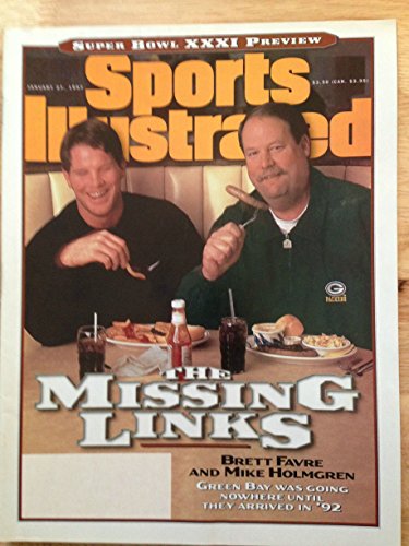 SPORTS ILLUSTRATED JAN 27, 1997 BRETT FAVRE & MIKE HOLMGREN PACKERS EX