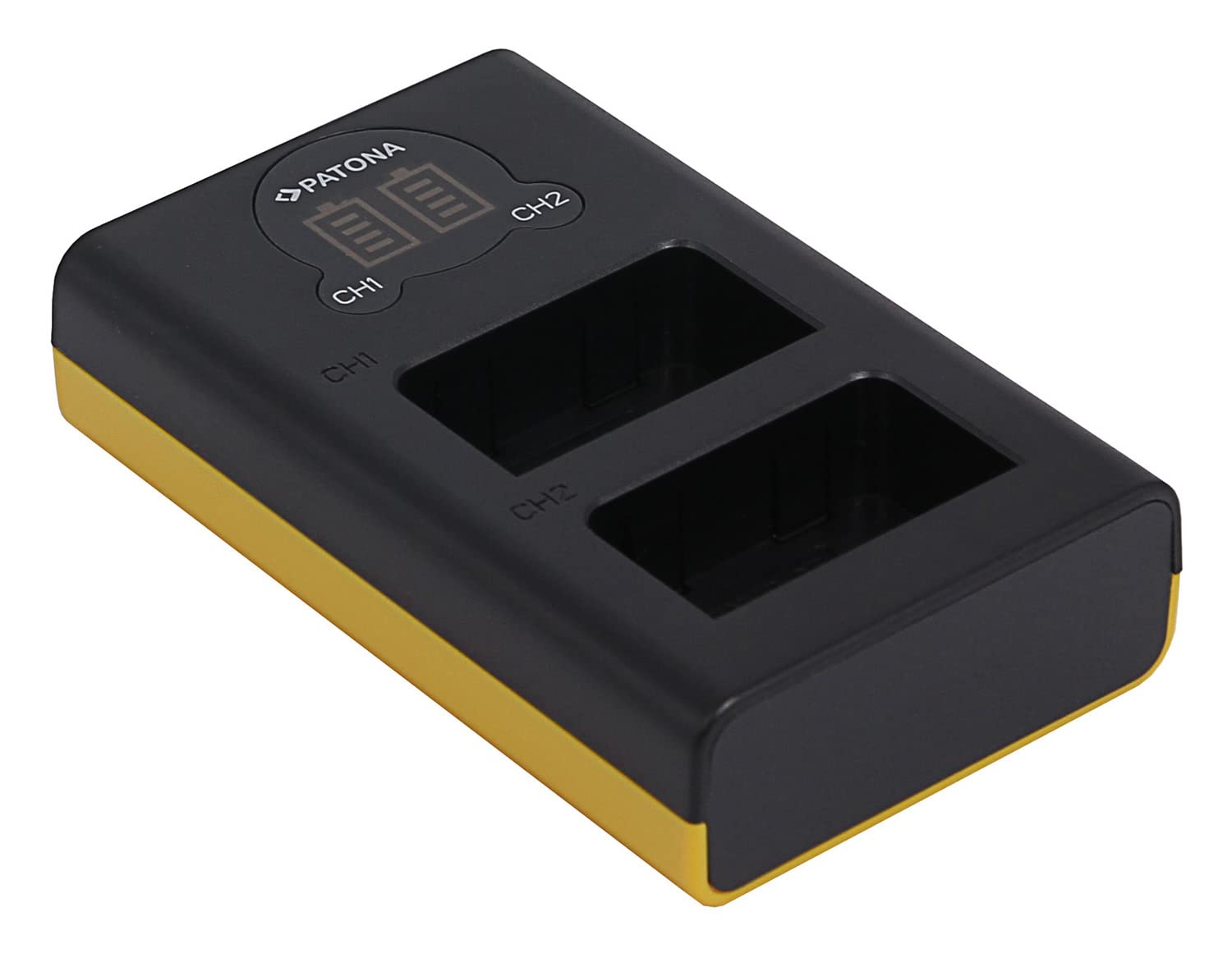 PATONA EN-EL25 EN-EL25 Ładowarka - 1911 USB Dual LCD Mini - Kompatybilna z Nikon Z50 Z fc - Zasilana przez USB-C lub Micro-USB