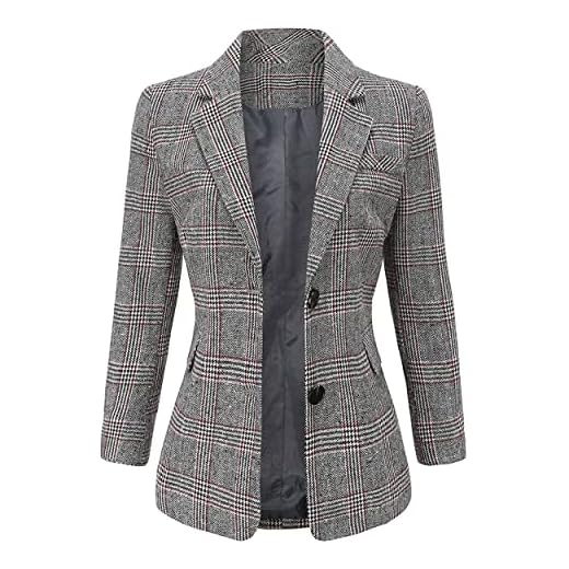 25 Chic Casual Outfits with Jeans and a Blazer - Your Ultimate Everyday Style Guide Plaid Jacket