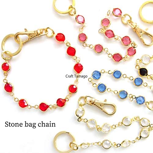 Craft Tamago Chanel Stone Bag Charm Chain Sapphire Hobbies Amazon Co Jp