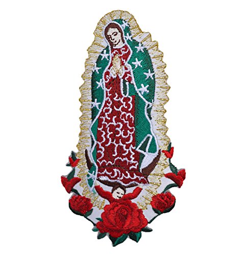 Image of Baby Boy Baptism Formal Paisley Suit Gold Guadalupe Maria on Stole & Back SM-20