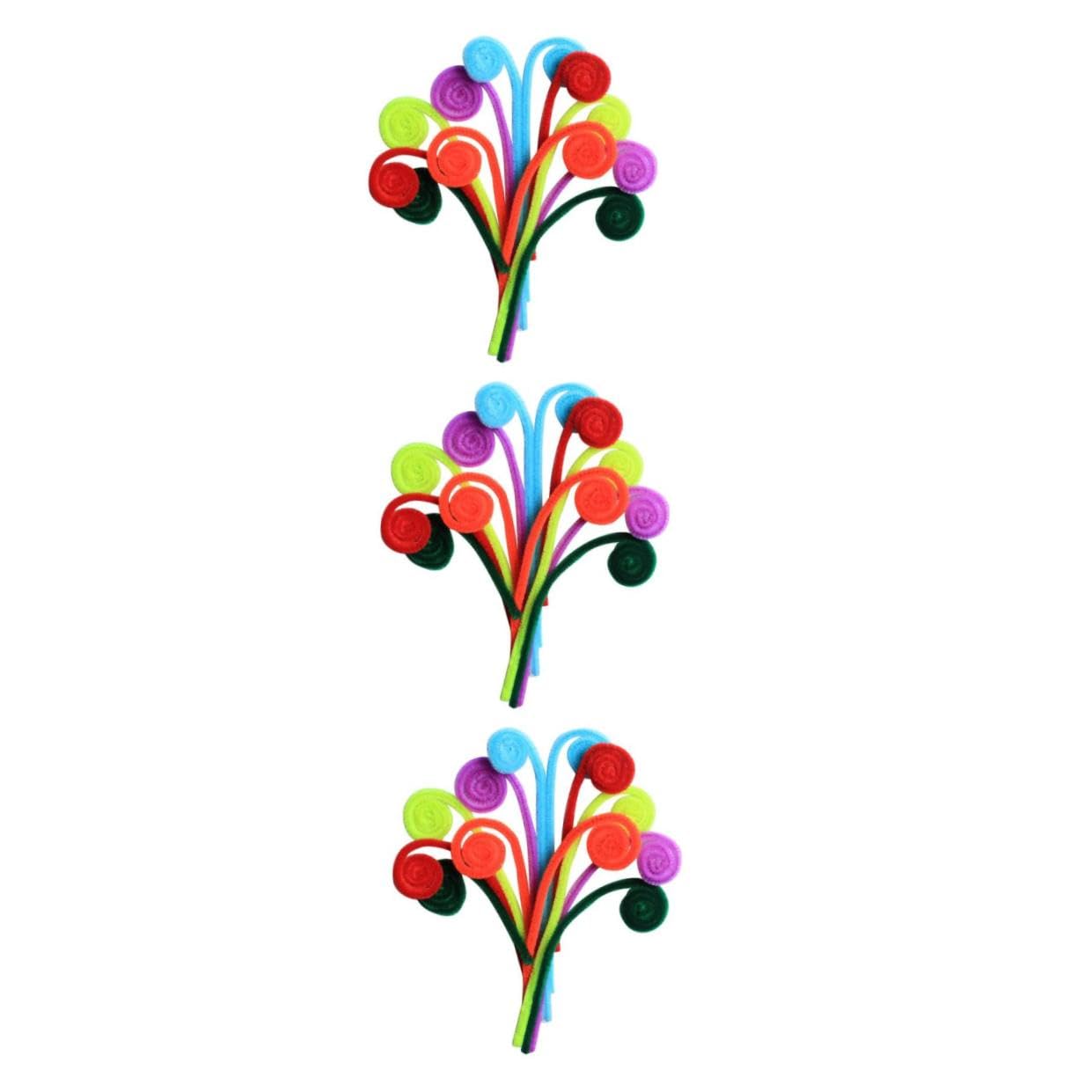 SAFIGLE 600piezas Material De Manualidades De Navidad Para Varillas De Chenille Para Juguetes Educativos Mezclado