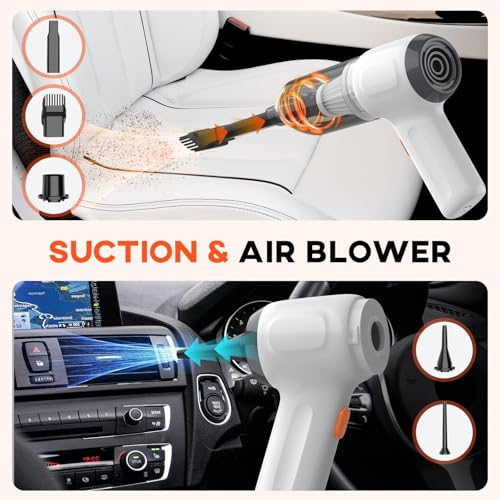 Wuular 3-in-1 Mini Car Vacuum Cleaner
