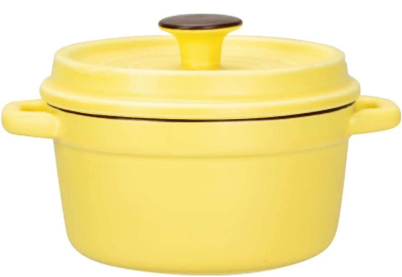 Zuccheriera in Ceramica, zuccheriera con Coperchio, Contenitore for Sale e Zucchero, Barattolo for conservare Lo Zucchero, zuccheriera, Contenitore for Zucchero e spezie(Yellow)