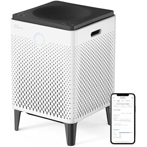 COWAY Air Purifier for Large Room Whole Home Up to 2,512ft², HEPA Filter for Smoke, Allergies, Pet Dander, Odor, App-Enabled, AQI, Smart Mode, Timer, 5yr Warranty, Airmega 300S, AP-1515G